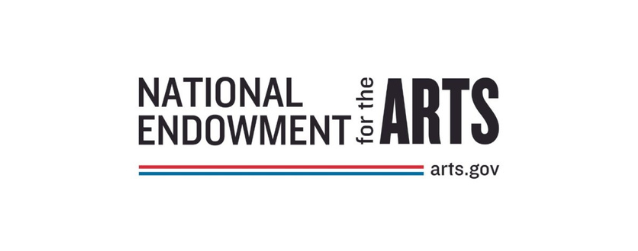 The logo for the National Endowment for the Arts, including the web address "arts.gov."
