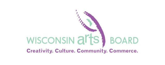 The Wisconsin Arts Board logo, with the slogan "Creativity. Culture. Community. Commerce."